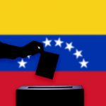 Venezuela Flag With Ballot Box