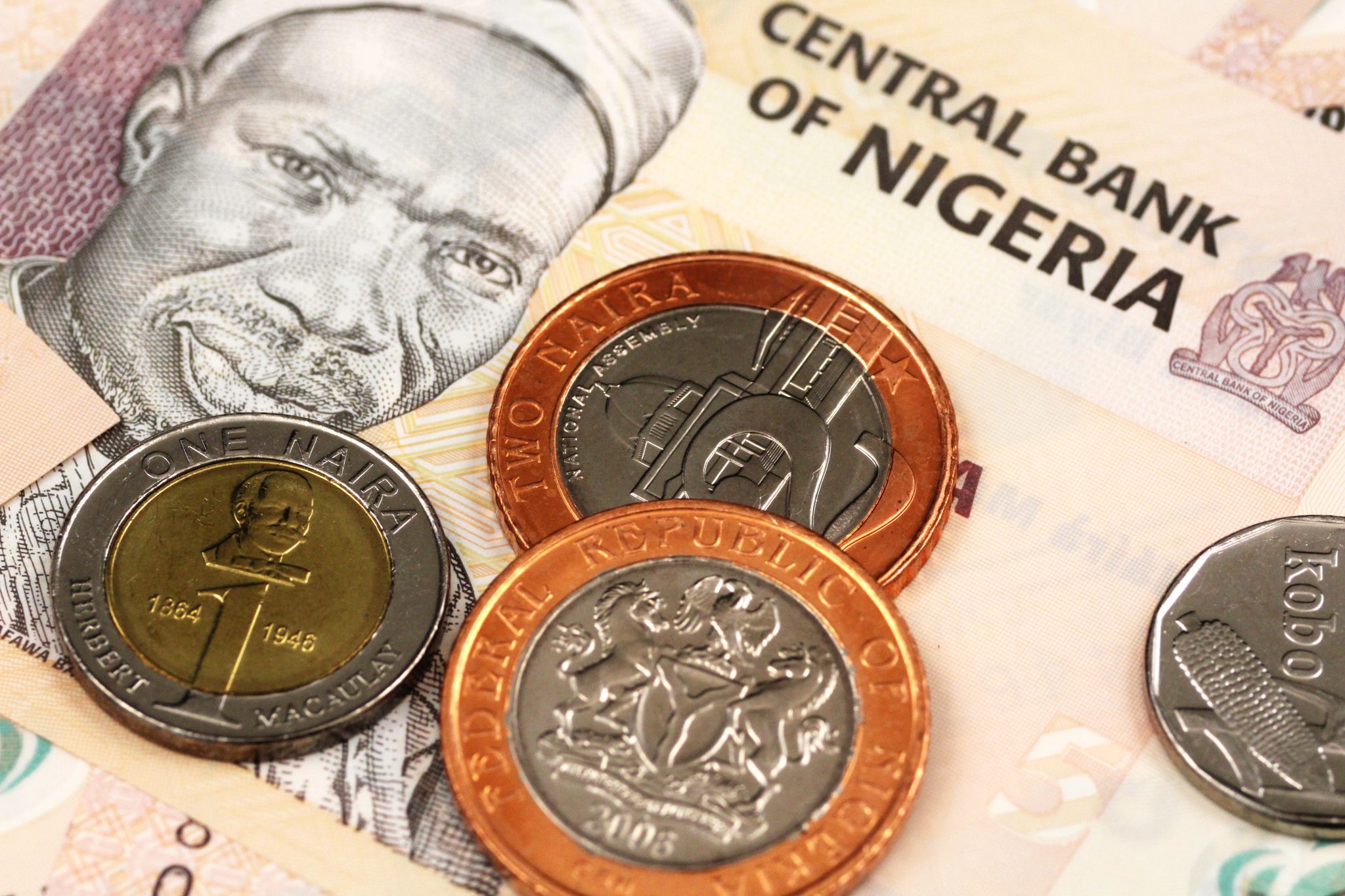 A Close Up Image Of Nigerian Money